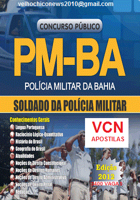 APOSTILA DIGITAL PREPARATÓRIA SOLDADO PMBA 2012