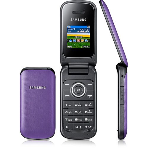 Celular Samsung E1195 Deep Purple - GSM c/ Rádio FM